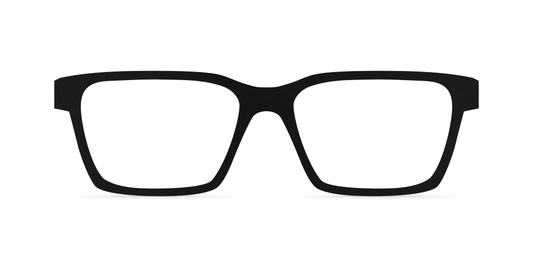Nina Mûr Steven eyeglasses in Black — handcrafted Madrid birch wood frame