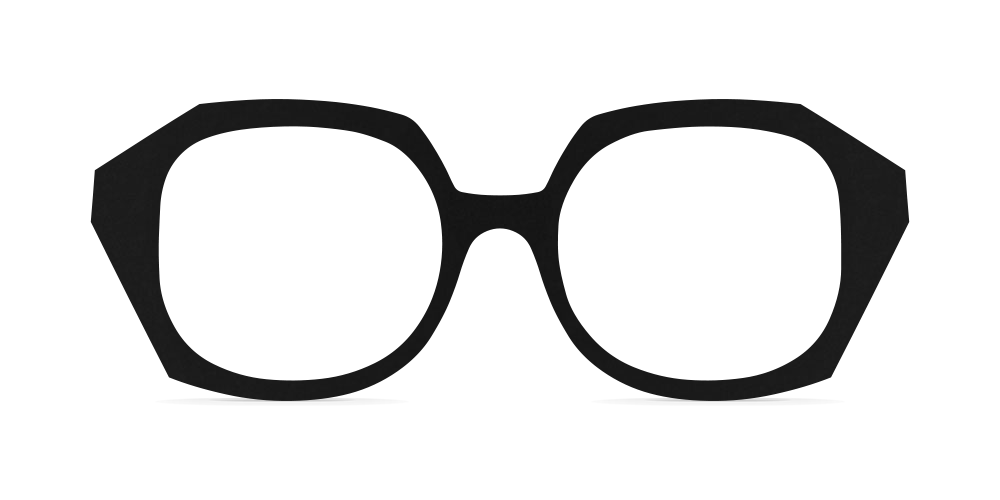Nina Mûr Frida eyeglasses in Black — handcrafted Madrid birch wood frame