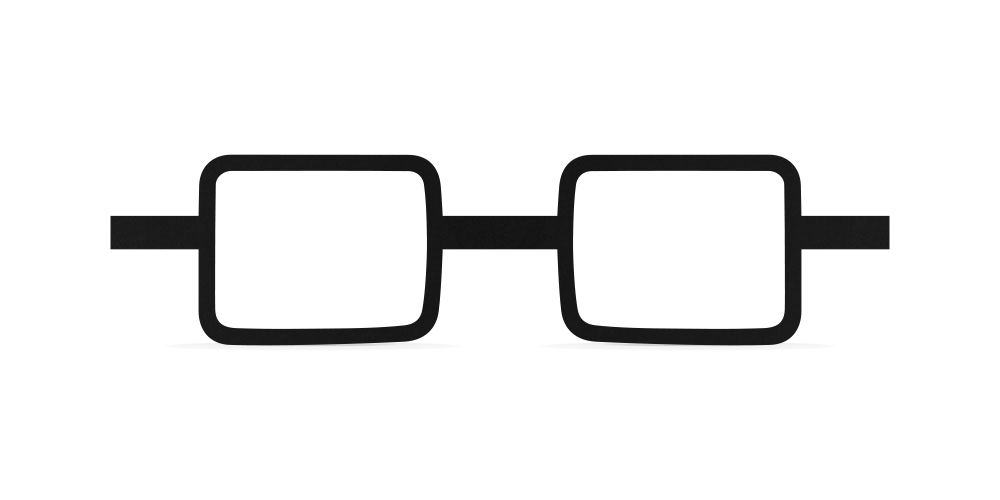 Nina Mûr Cuántica Rectangle eyeglasses in Black — handcrafted Madrid birch wood frame