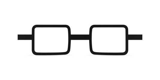 Nina Mûr Cuántica Rectangle eyeglasses in Black — handcrafted Madrid birch wood frame