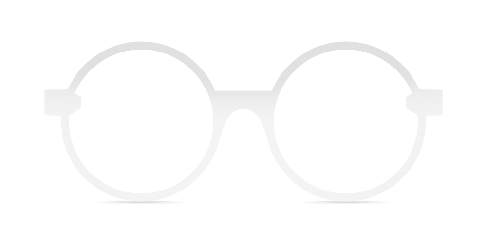 Nina Mûr Clotilde RX eyeglasses in White High Gloss — handcrafted Madrid birch wood frame