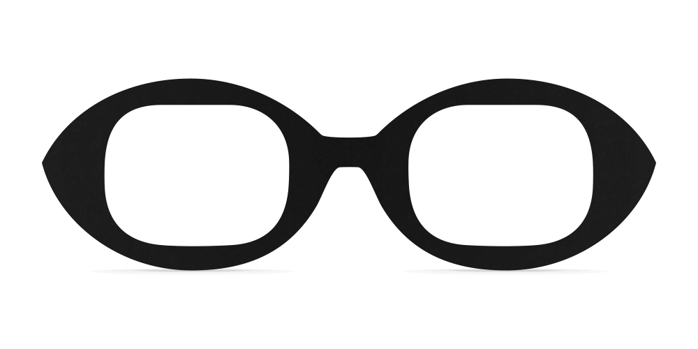 Nina Mûr Vassily eyeglasses in Black — handcrafted Madrid birch wood frame