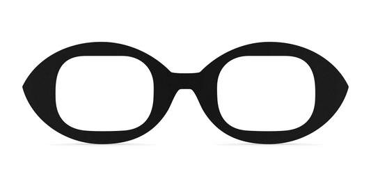 Nina Mûr Vassily eyeglasses in Black — handcrafted Madrid birch wood frame