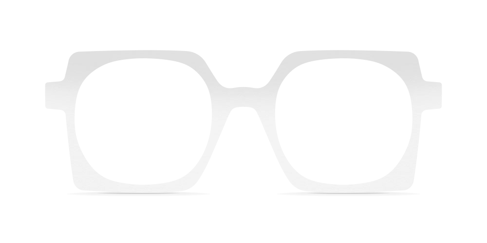 Nina Mûr Pauline eyeglasses in White High Gloss — handcrafted Madrid birch wood frame