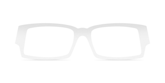 Nina Mûr Wenders eyeglasses in White High Gloss — handcrafted Madrid birch wood frame