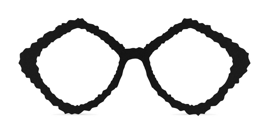 Nina Mûr Stefania eyeglasses in Black — handcrafted Madrid birch wood frame