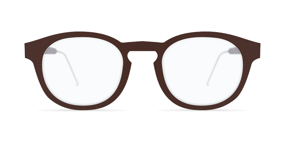 Nina Mûr Raffaello eyeglasses in Red Lord — handcrafted Madrid birch wood frame