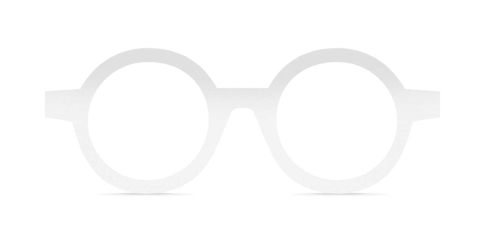 Nina Mûr Dante eyeglasses in White High Gloss — handcrafted Madrid birch wood frame