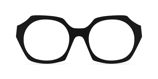 Nina Mûr Dalia eyeglasses in Black — handcrafted Madrid birch wood frame