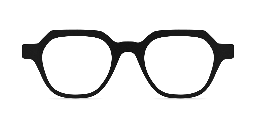 Nina Mûr Dario eyeglasses in Black — handcrafted Madrid birch wood frame