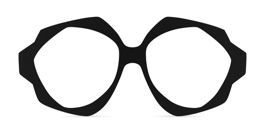 Nina Mûr Jackeline eyeglasses in Black — handcrafted Madrid birch wood frame