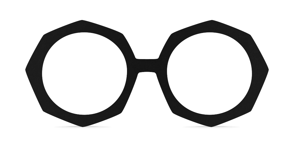 Nina Mûr Luciana eyeglasses in Black — handcrafted Madrid birch wood frame