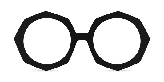 Nina Mûr Luciana eyeglasses in Black — handcrafted Madrid birch wood frame
