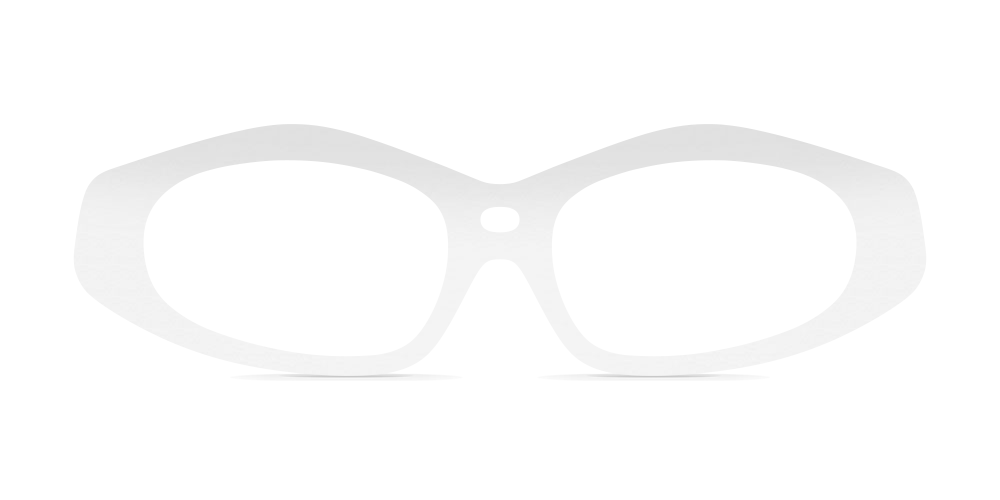 Nina Mûr Alaric eyeglasses in White High Gloss — handcrafted Madrid birch wood frame