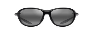 Maui Jim Hookipa Ultra R sunglasses in Shiny Black, front view