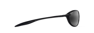 Maui Jim Hookipa Ultra R sunglasses in Shiny Black, side view