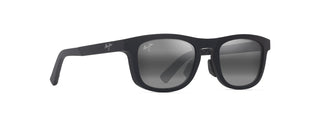 Maui Jim Aliali sunglasses in Matte Black, angled view