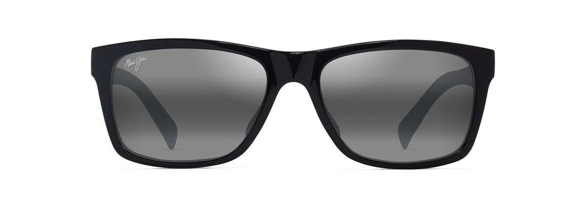 Maui Jim Kowelo sunglasses in Shiny Black, front view