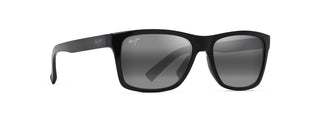 Maui Jim Kowelo sunglasses in Shiny Black, angled view