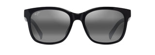 Maui Jim Owelo sunglasses in Shiny Black, front view