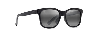 Maui Jim Owelo sunglasses in Shiny Black, angled view
