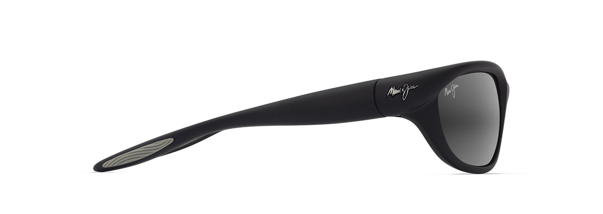 Maui Jim Haulani sunglasses in Matte Black, side view