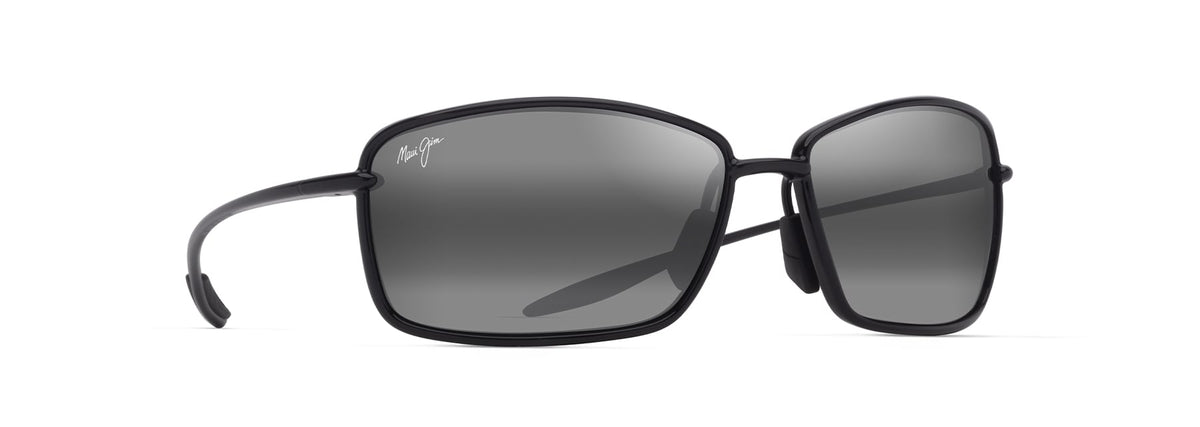 Maui Jim Malu sunglasses in Shiny Black, angled view