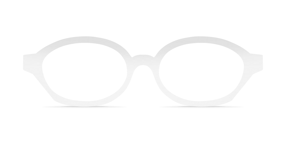 Nina Mûr Marie eyeglasses in White High Gloss — handcrafted Madrid birch wood frame