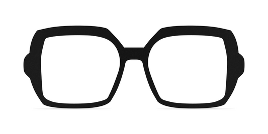 Nina Mûr Elisa eyeglasses in Black — handcrafted Madrid birch wood frame