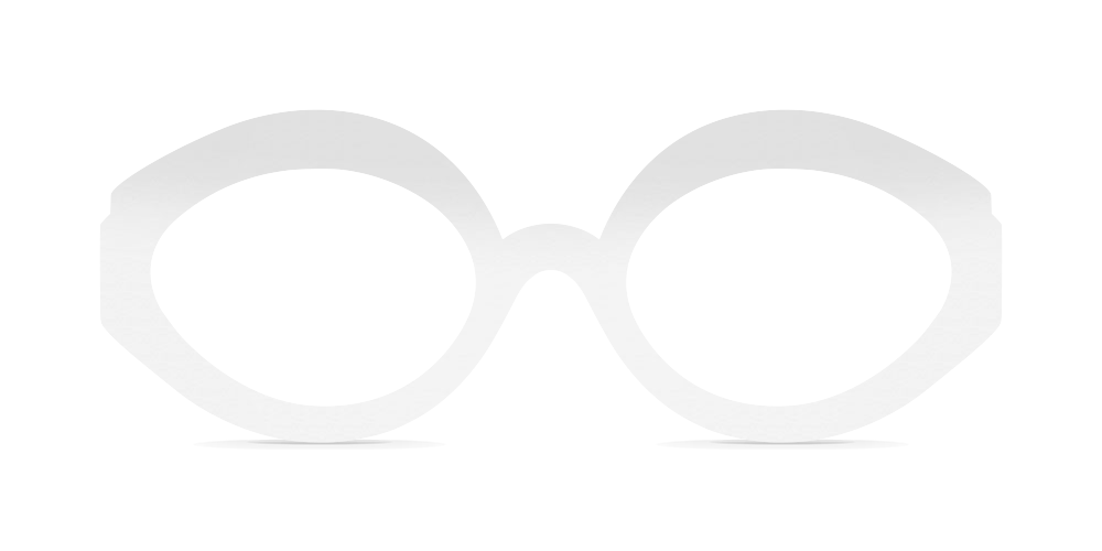 Nina Mûr Ansostyle eyeglasses in White High Gloss — handcrafted Madrid birch wood frame