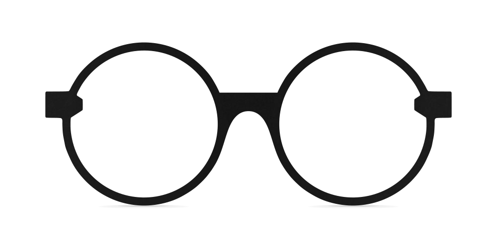 Nina Mûr Clotilde RX eyeglasses in Black — handcrafted Madrid birch wood frame