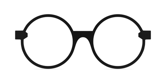 Nina Mûr Clotilde RX eyeglasses in Black — handcrafted Madrid birch wood frame
