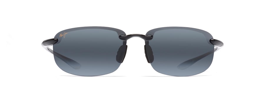 Maui Jim Ho'okipa sunglasses in Gloss Black, front view