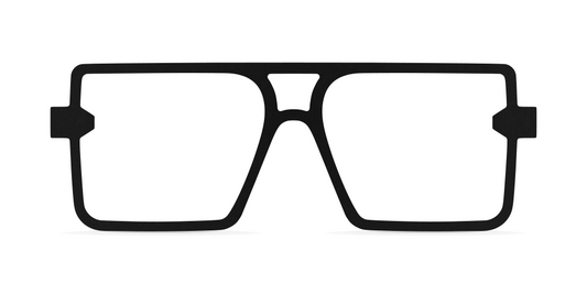 Nina Mûr Tete RX eyeglasses in Black — handcrafted Madrid birch wood frame