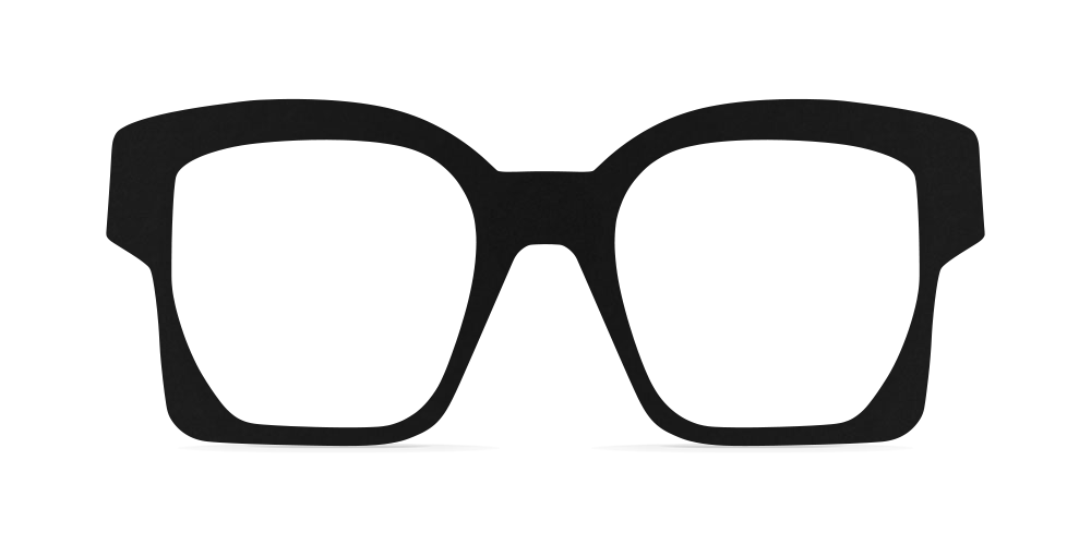 Nina Mûr Francoise eyeglasses in Black — handcrafted Madrid birch wood frame