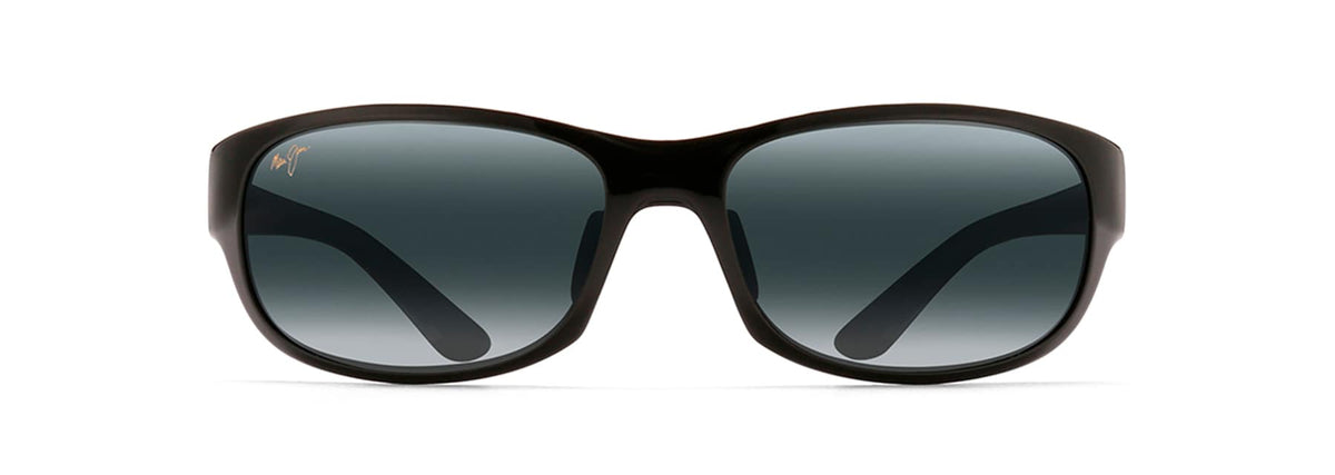 Maui Jim Twin Falls sunglasses in Gloss Black Fade, front view