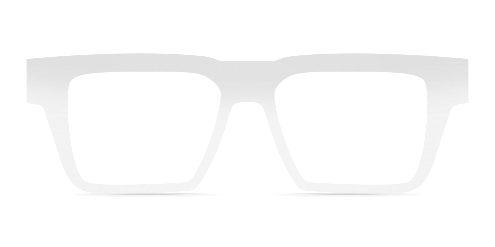 Nina Mûr Robert eyeglasses in White High Gloss — handcrafted Madrid birch wood frame
