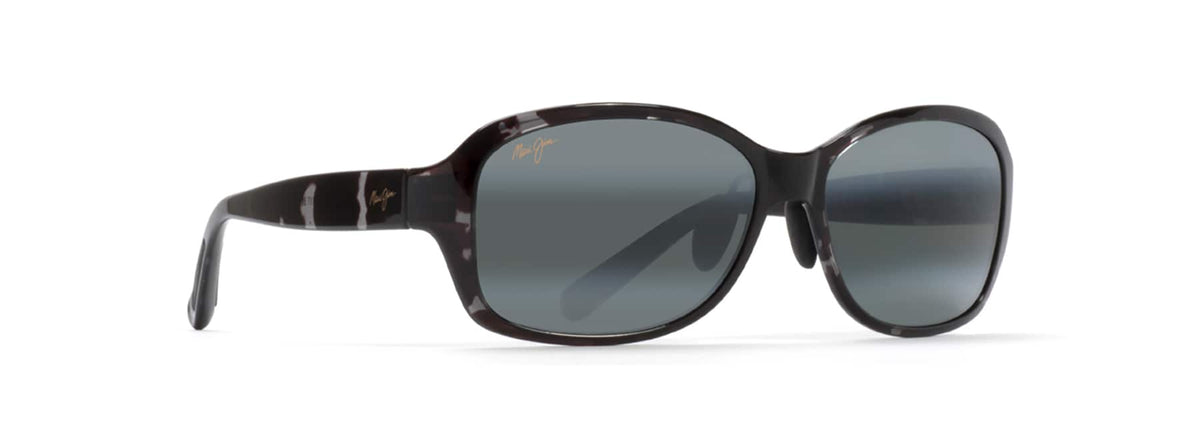 Maui Jim Koki Beach sunglasses in Black & Grey Tortoise, angled view