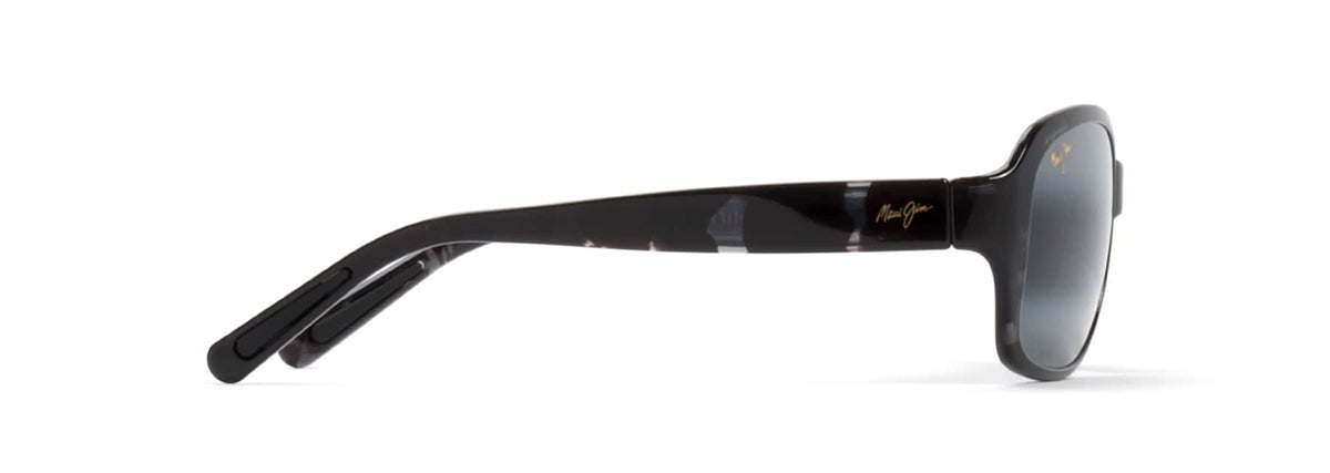 Maui Jim Koki Beach sunglasses in Black & Grey Tortoise, side view