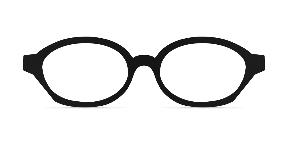 Nina Mûr Marie eyeglasses in Black — handcrafted Madrid birch wood frame