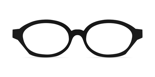 Nina Mûr Marie eyeglasses in Black — handcrafted Madrid birch wood frame