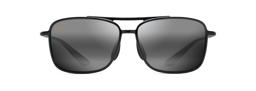 Maui Jim Kaupo Gap Sunglasses in BLACK - Front View