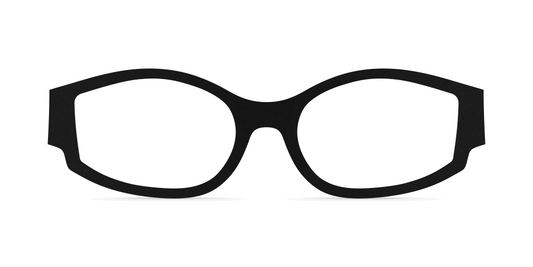 Nina Mûr Lynch eyeglasses in Black — handcrafted Madrid birch wood frame