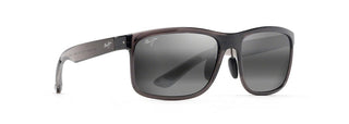 Maui Jim Huelo Sunglasses in GREY - Angled View