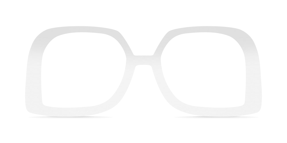 Nina Mûr Beatrice eyeglasses in White High Gloss — handcrafted Madrid birch wood frame