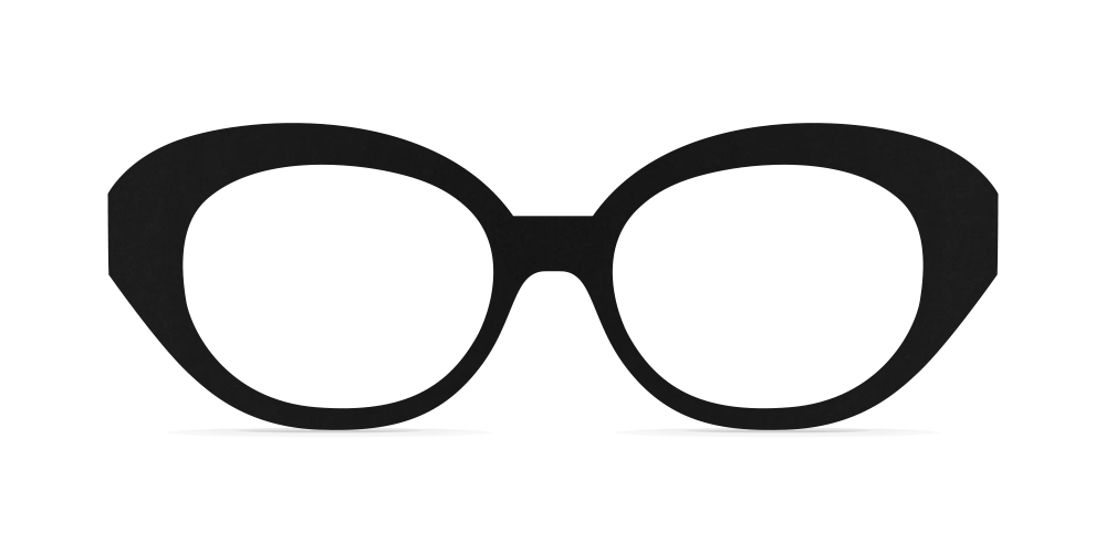 Nina Mûr Ivana eyeglasses in Black — handcrafted Madrid birch wood frame