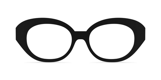 Nina Mûr Ivana eyeglasses in Black — handcrafted Madrid birch wood frame
