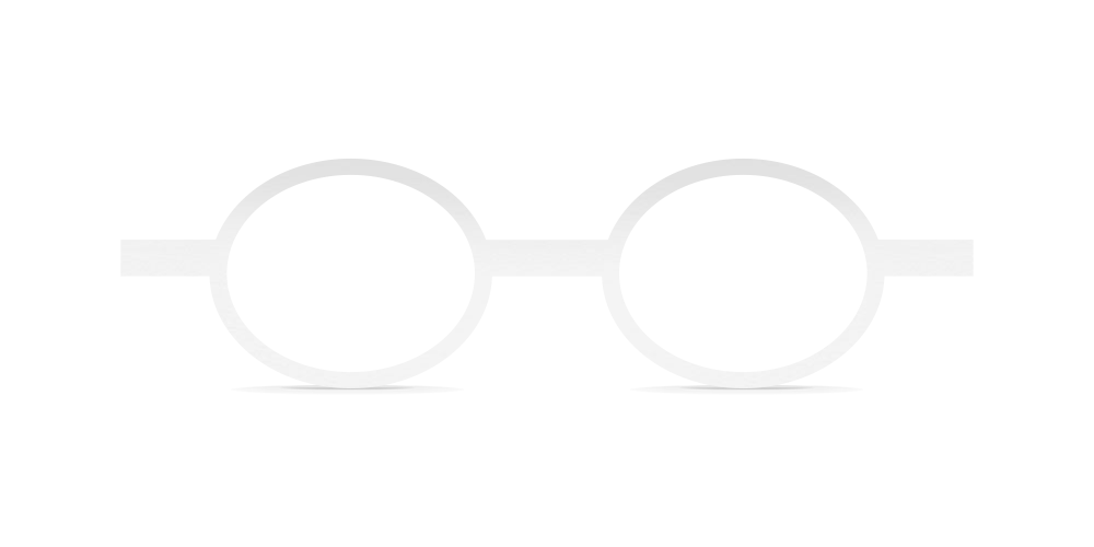 Nina Mûr Cuántica Ellipse eyeglasses in White High Gloss — handcrafted Madrid birch wood frame