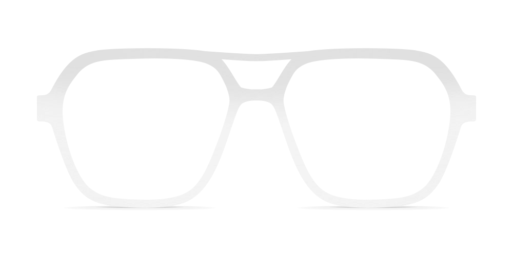 Nina Mûr Alessandro eyeglasses in White High Gloss — handcrafted Madrid birch wood frame
