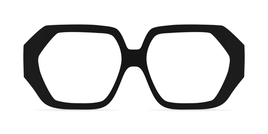 Nina Mûr Pina eyeglasses in Black — handcrafted Madrid birch wood frame